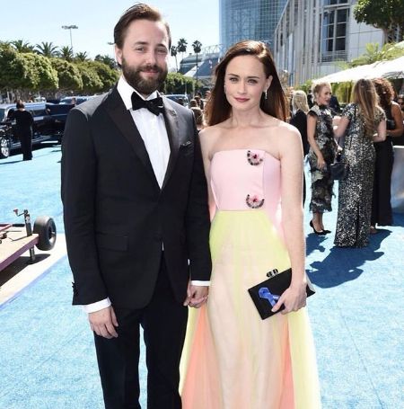 Alexis Bledel with her husband Vincent Kartheiser.